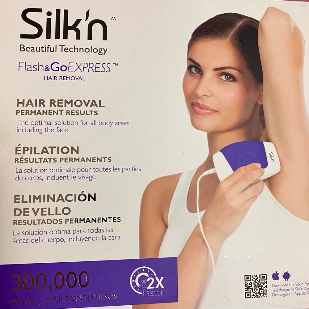 Silk’n at home laser hair removal system